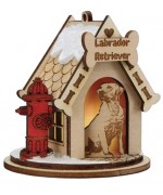 NEW! - Ginger Cottages K9 Wooden Ornament - Labrador Retriever